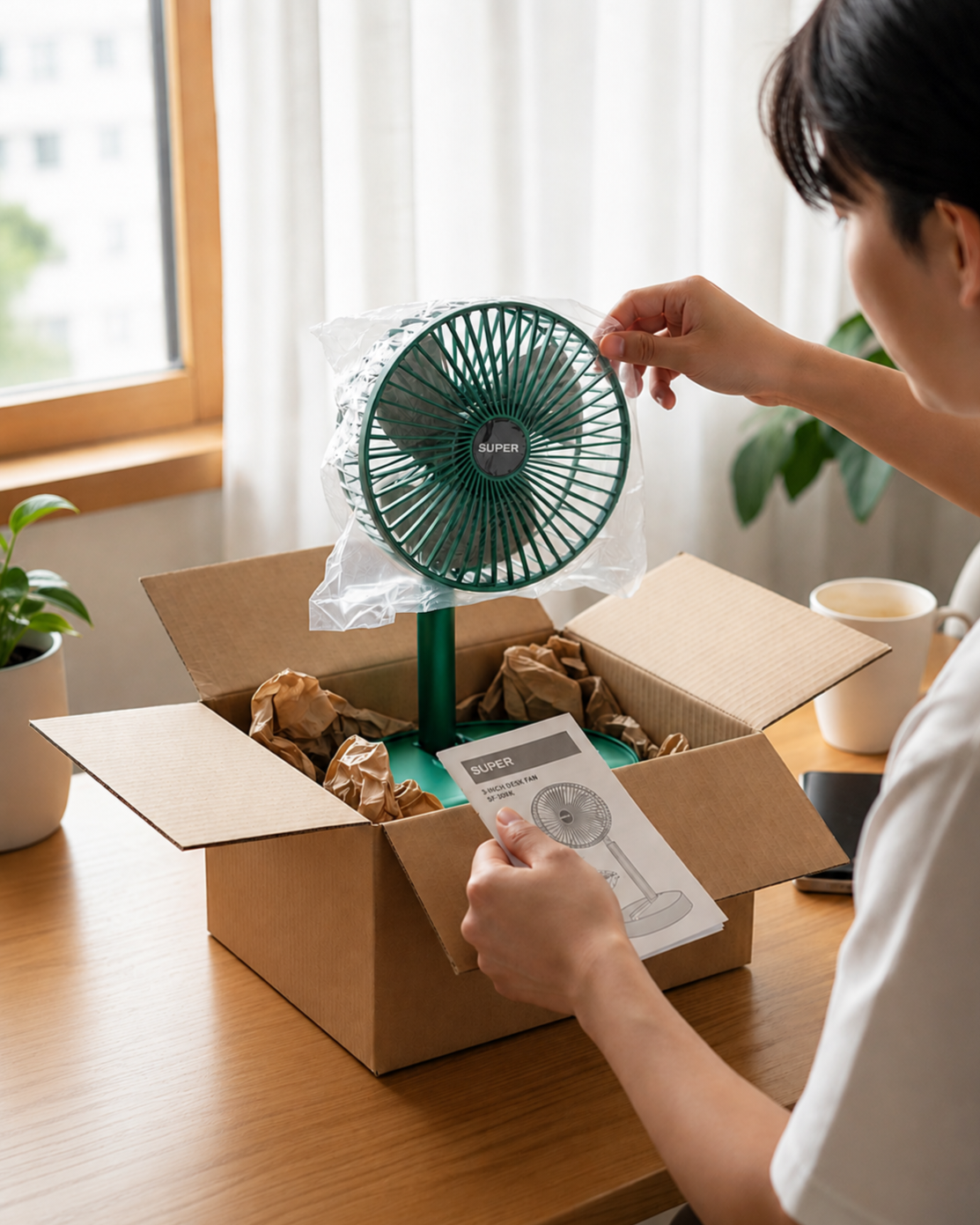 𝐀𝐢𝐫𝐅𝐥𝐞𝐱 𝐒𝐮𝐩𝐞𝐫™ - Portable Cooling Fan